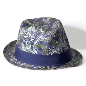 Olive/Dark Blue BNWT Ben Sherman Sublimated Print Fedora Stylish Hat